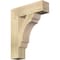 Ekena Millwork Olympic Block Rough Sawn Bracket, Douglas Fir, 4"W x 16"D x 20"H BKT04X16X20OLY05RDF - alternate 1